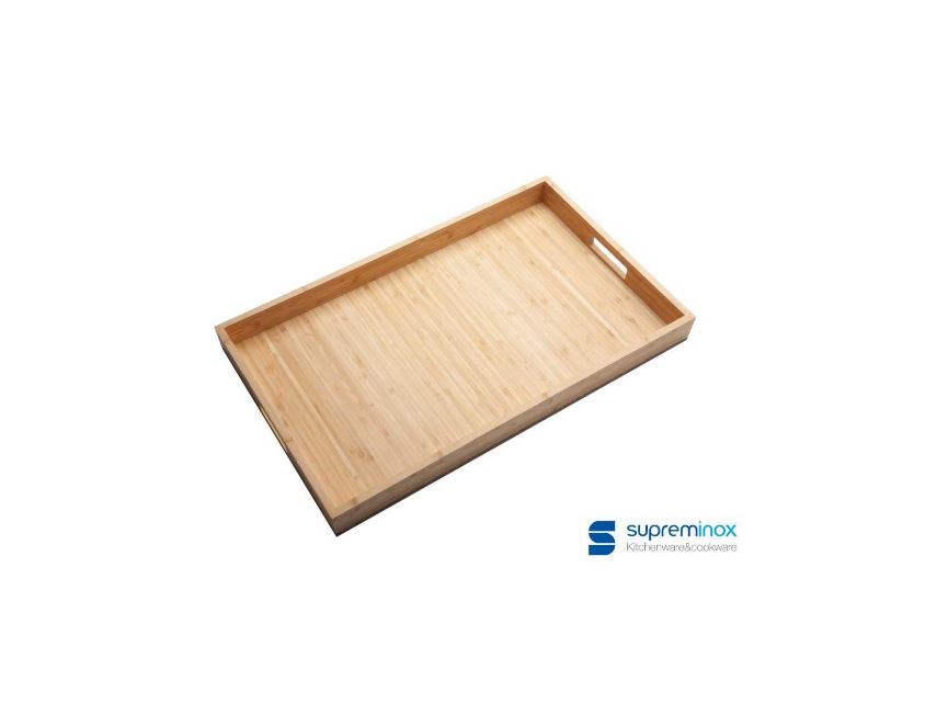 BANDEJA 53X32X4.5CM BAMBOO